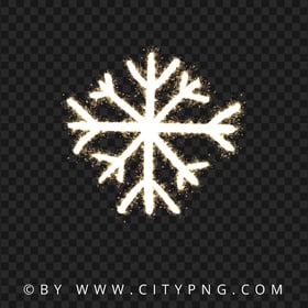 Sparkle Christmas Snowflake Fireworks Effect PNG Image