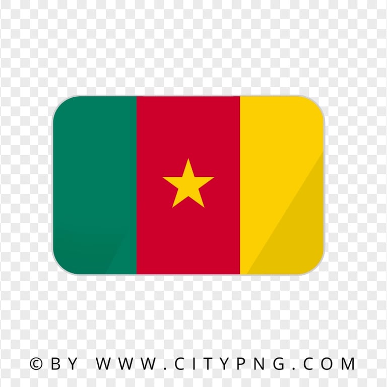 HD Cameroon Flag Icon Transparent Background