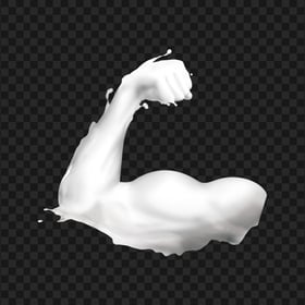 HD Strong Arm Milk PNG