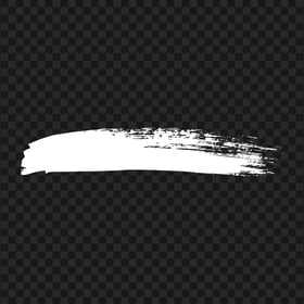 HD White Paint Brush Effect PNG