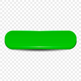 3D Green Vector Blank Button PNG