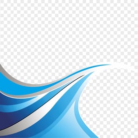 Blue & White Graphic Lines Abstract HD PNG