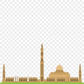 Islamic Mosque Islam Masjid Vector Illustration