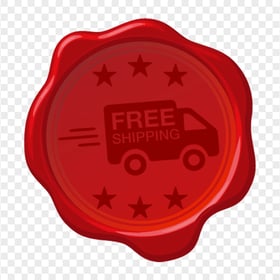 HD Free Shipping Seal Stamp PNG