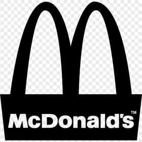 McDonalds M Symbol Black Logo High Resolution