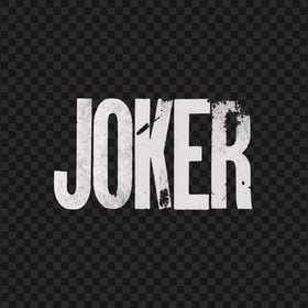 Dark Knight Joker Logo Text