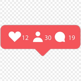 Instagram Red Notifications Bar Bubble Icon