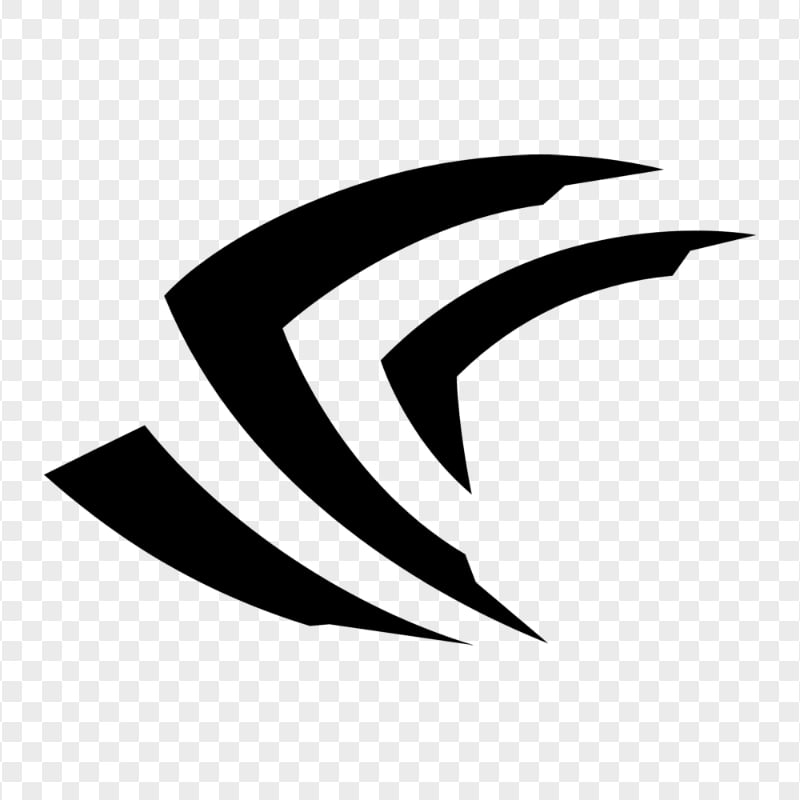 Nvidia Geforce Black Icon Logo Sign PNG