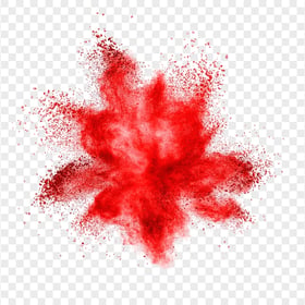 Download Red Powder Dust Explosion PNG