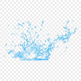 HD Water Splash Brush Effect PNG