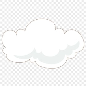Transparent White Cartoon Clipart Cloud