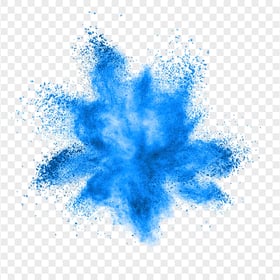 Light Blue Powder Explosion Effect