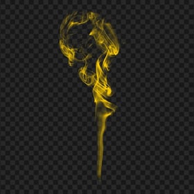 HD Yellow Cigarette Smoke PNG