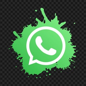 HD WhatsApp Logo Paint Splash Icon PNG