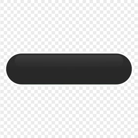 Glossy Black Web Button HD PNG