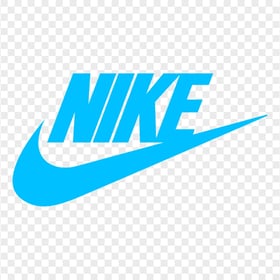 HD Blue Nike Logo Transparent PNG