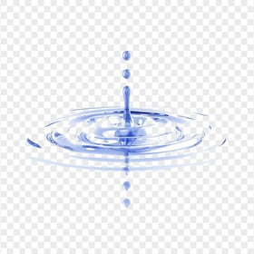 HD Water Splash Puddle Ripple Drop Effect PNG