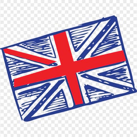 Hand Drawn United Kingdom Uk Flag PNG Image