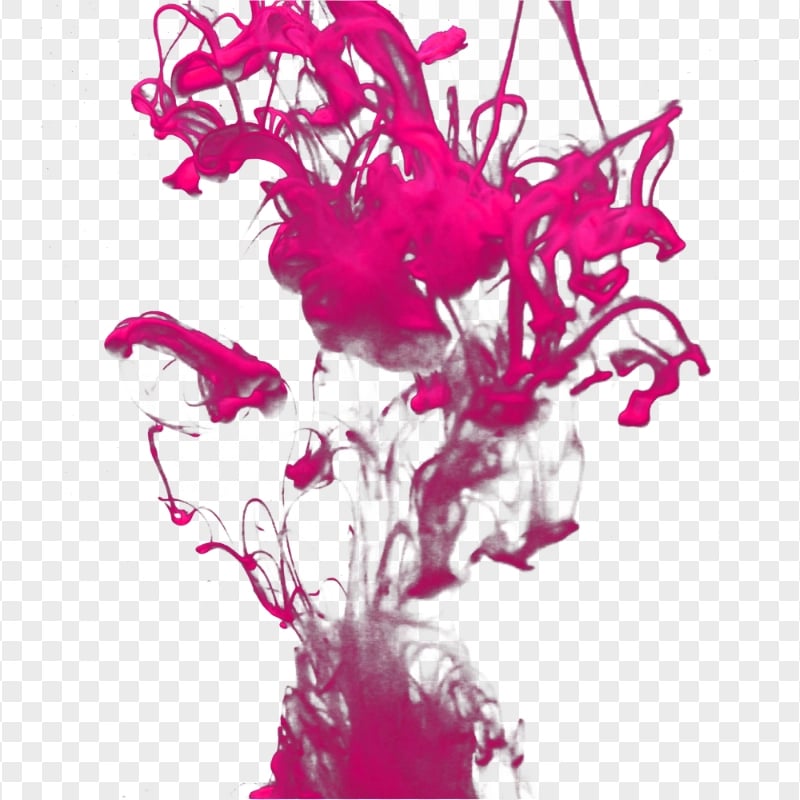 Pink Color Painting Paint Splash Effect