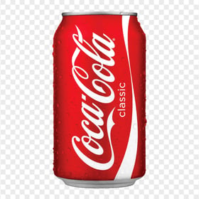 HD Cold Coca Cola Classic Can PNG