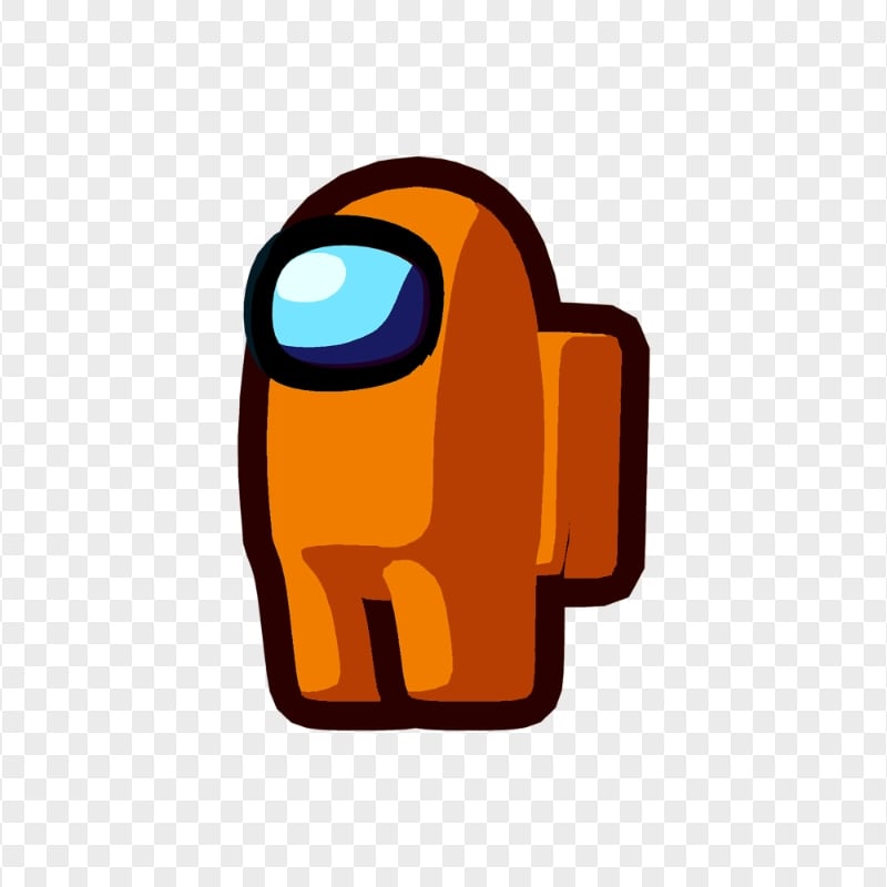 HD Orange Among Us Character PNG Citypng