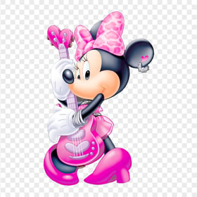 PNG Minnie Mouse Rock And Roll Guitar