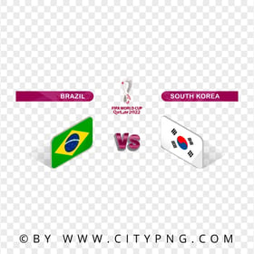 Brazil Vs South Korea Fifa World Cup 2022 HD PNG