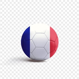 Download HD Soccer Ball With France Flag PNG