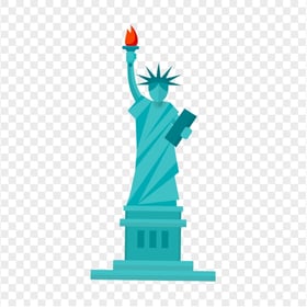 Vector Cartoon Statue Of Liberty National Monument PNG