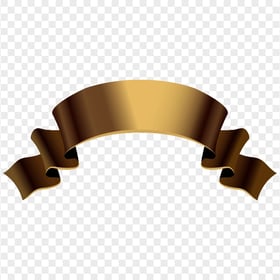 HD Brown Graphic Banner Ribbon PNG