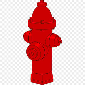HD Red Fire Hydrant Clipart Transparent PNG