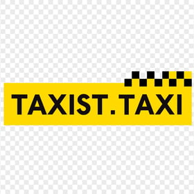 Taxist Dot Taxi Logo Sign PNG Image