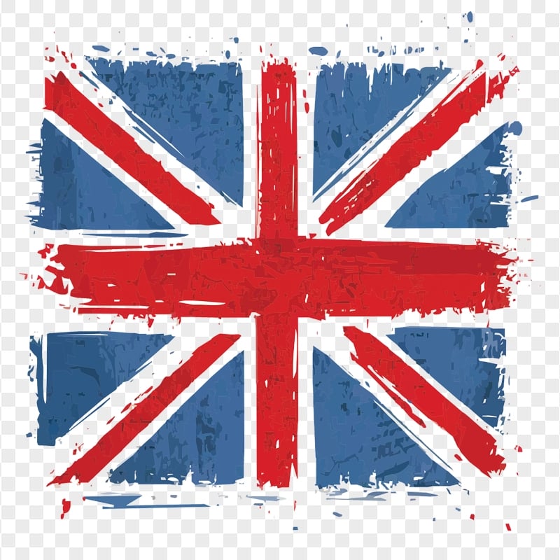 Square Painting United Kingdom England Uk Flag