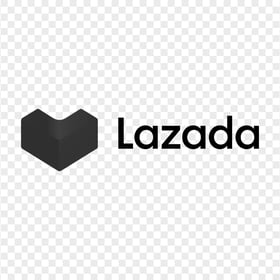Lazada Dark Black Logo FREE PNG