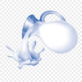 HD Pitcher Milk Illustration Splash PNG
