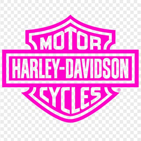 Harley Davidson Pink Logo Transparent Background
