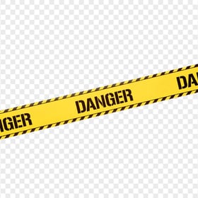 Danger Safety Hazard Signage Tape Yellow & Black