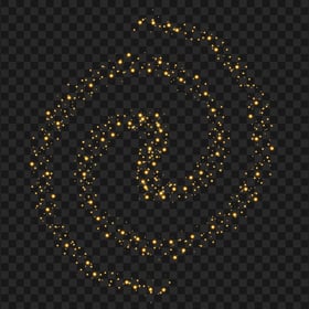 PNG Swirl Of Glowing Stars