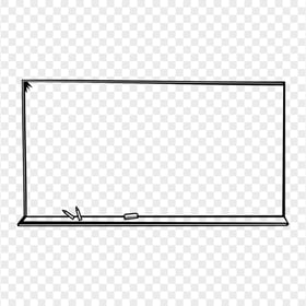 Drawing Outline Chalkboard Blackboard PNG