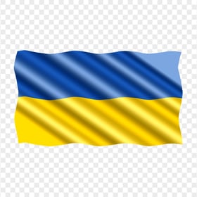 Download HD Waving Ukraine Flag PNG