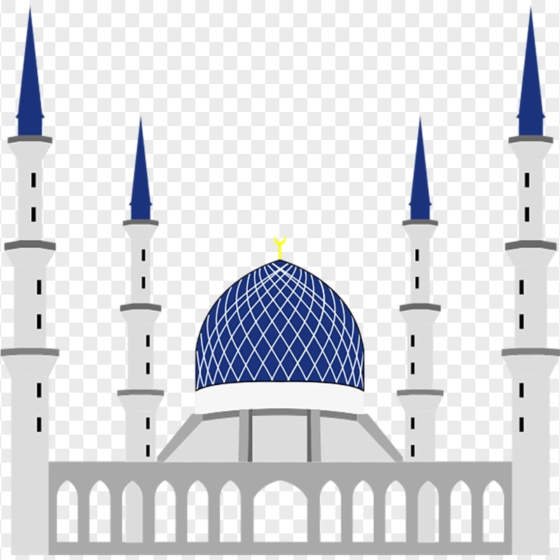 Sultan Abdul Aziz Vector Mosque Illustration