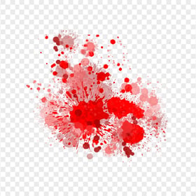 Red Paint Splash Effect HD Transparent Background