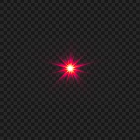 PNG Lens Flare Glowing Red Effect