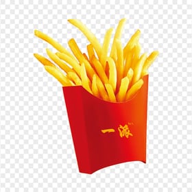 PNG French Fries Fast Food Red Paper Cup