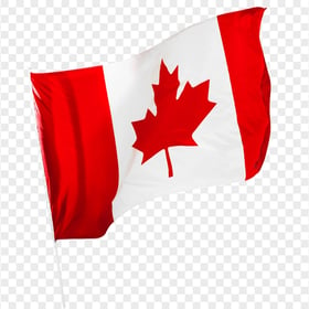 Real Canadian Flag Pole Transparent Background