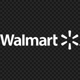 Walmart Horizontal White Logo Image PNG