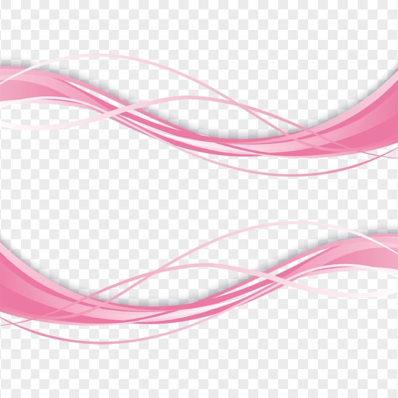 Wavy Graphic Pink Lines Abstract HD PNG | Citypng