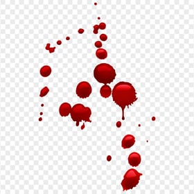 HD Blood Drops Splatter Vector PNG