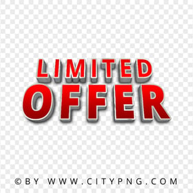 HD PNG Limited Offer Word Label Logo Sign