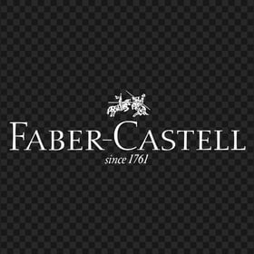 HD Faber-Castell White Logo Transparent PNG